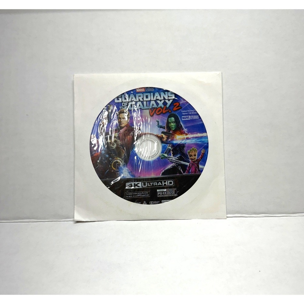 Guardians of the Galaxy Vol. 2 4K Ultra HD Blu-ray Disc Only Marvel Studios